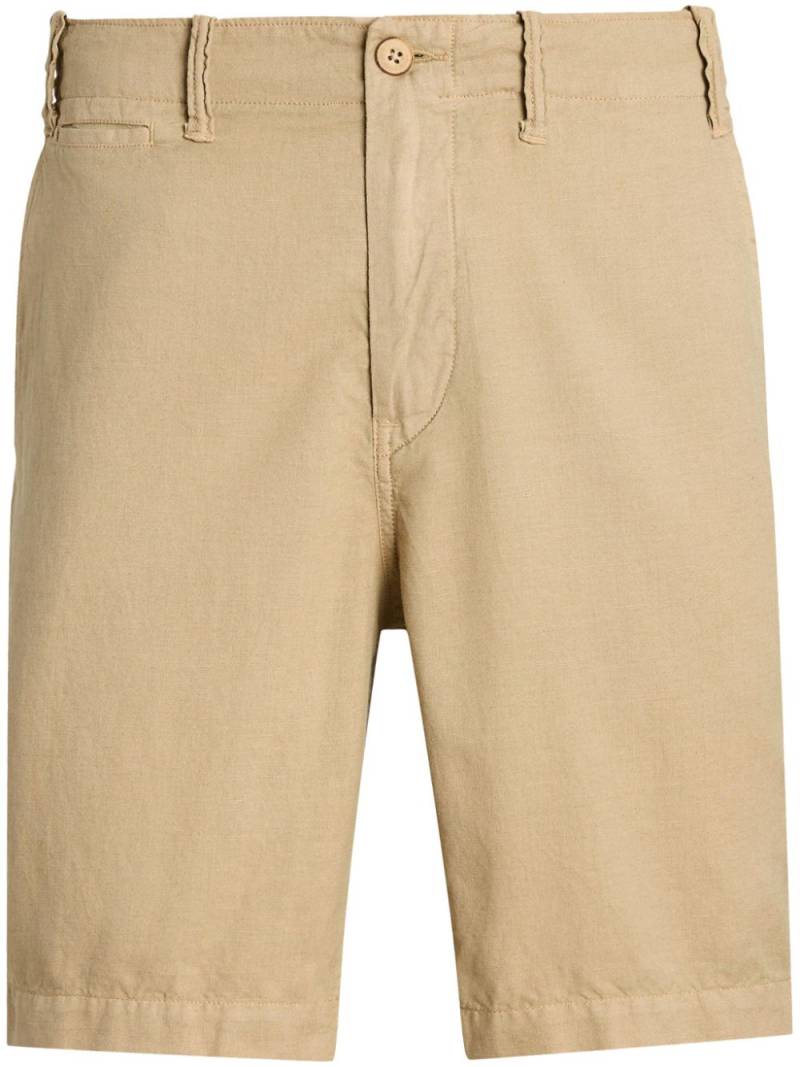 Polo Ralph Lauren cotton-linen blend chino shorts - Neutrals von Polo Ralph Lauren