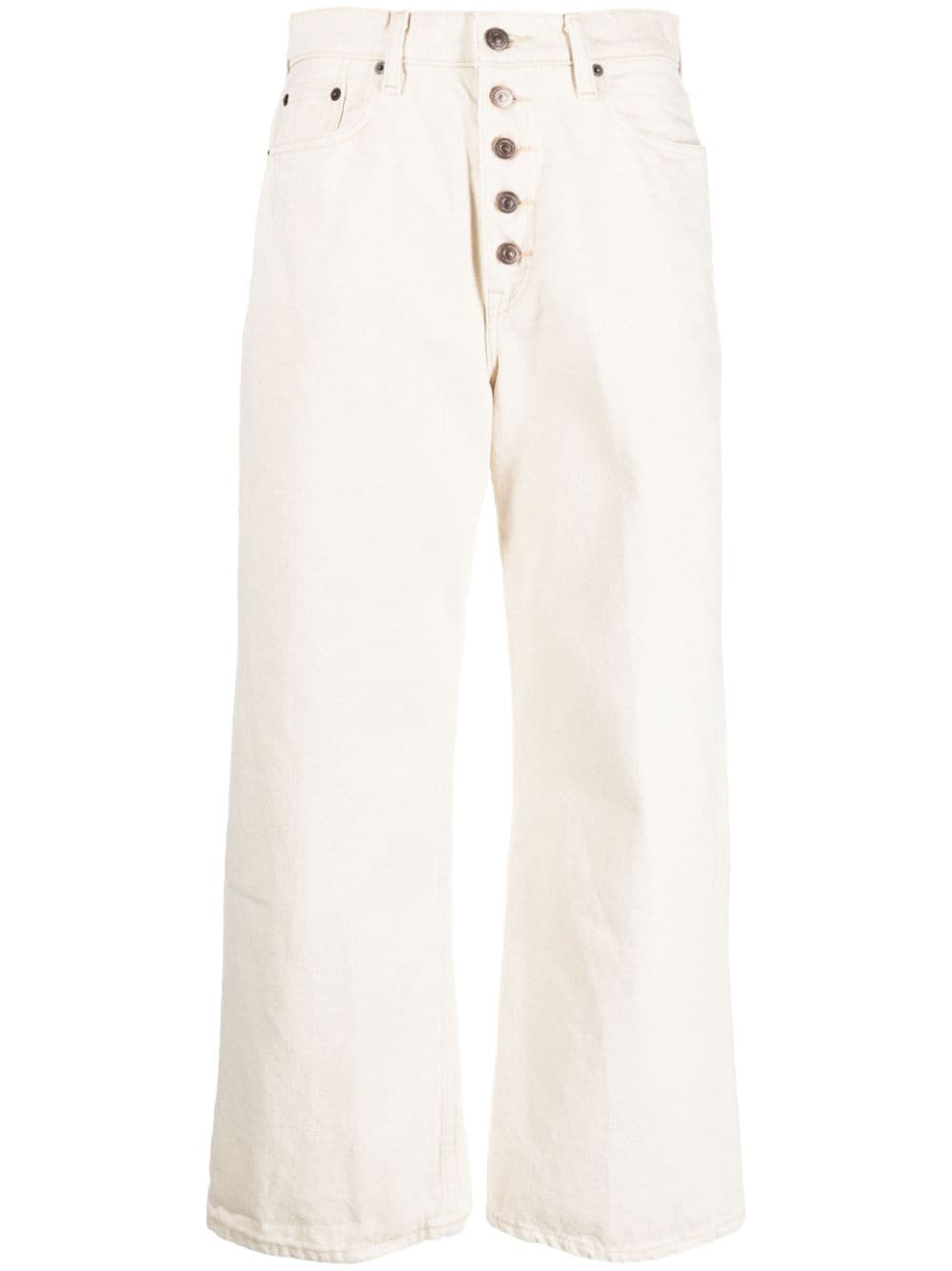 Polo Ralph Lauren cropped wide-leg trousers - Neutrals von Polo Ralph Lauren