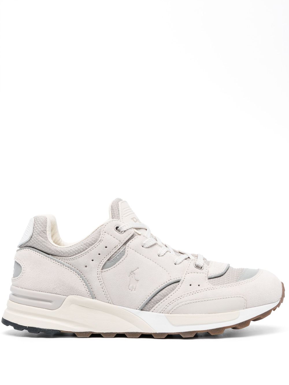 Polo Ralph Lauren debossed-logo low-top sneakers - Neutrals von Polo Ralph Lauren