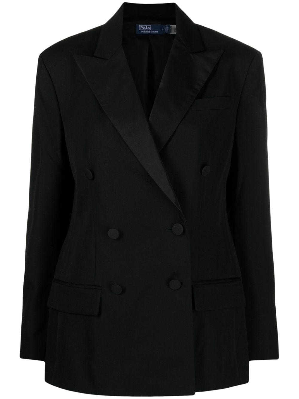 Polo Ralph Lauren double-breasted wool blazer - Black von Polo Ralph Lauren