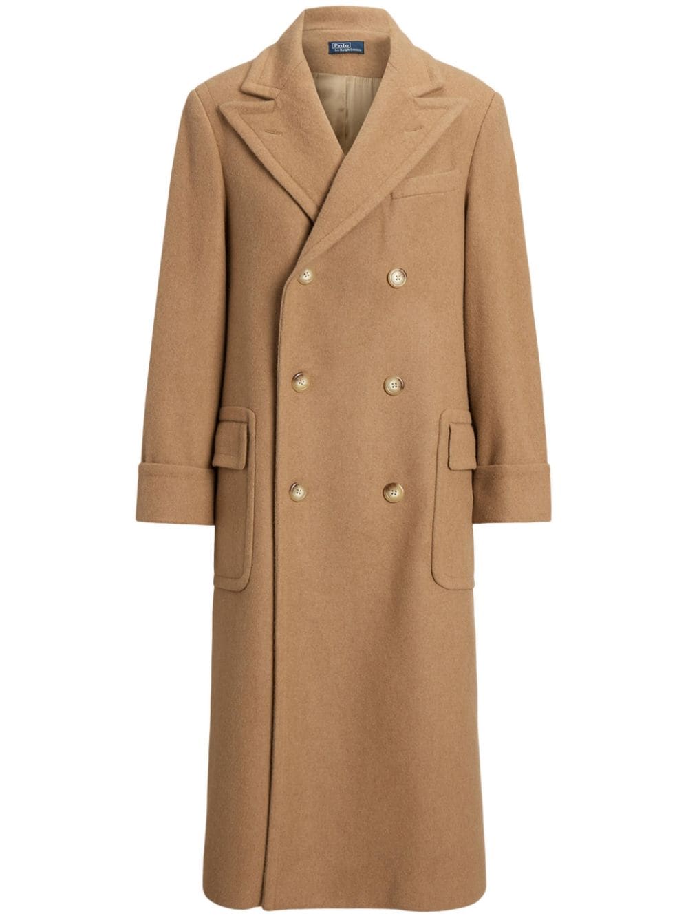 Polo Ralph Lauren double-breasted wool coat - Neutrals von Polo Ralph Lauren