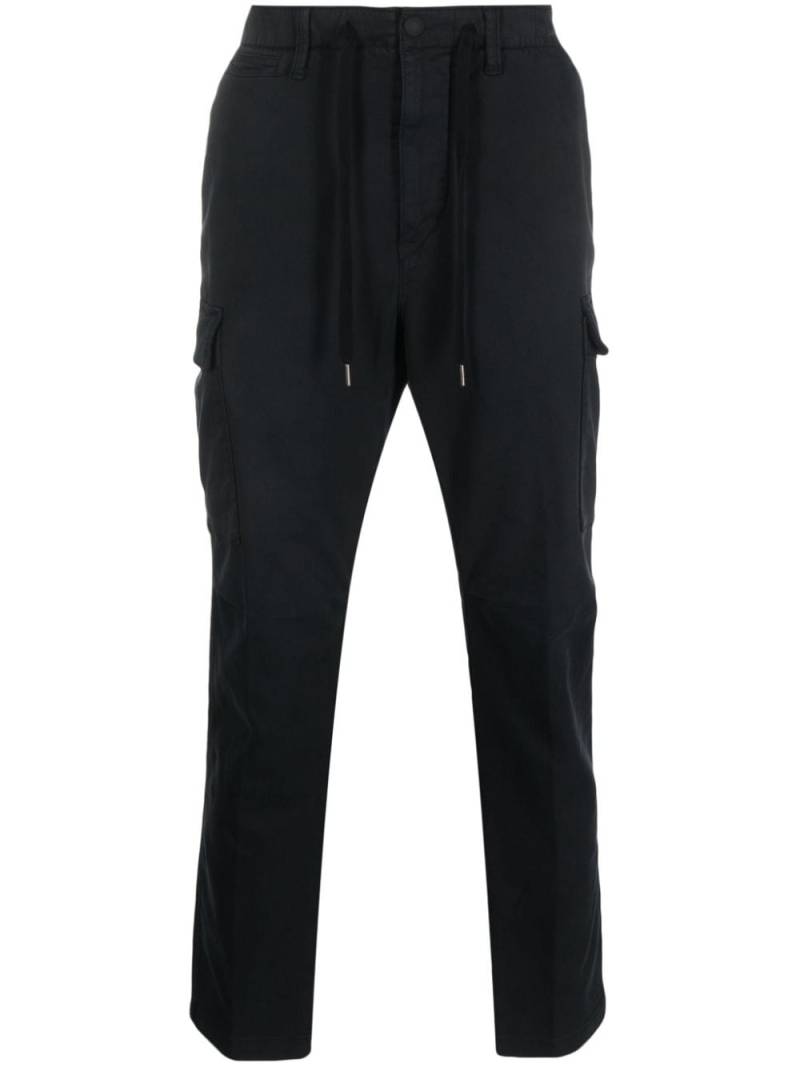 Polo Ralph Lauren drawstring tapered-leg trousers - Black von Polo Ralph Lauren