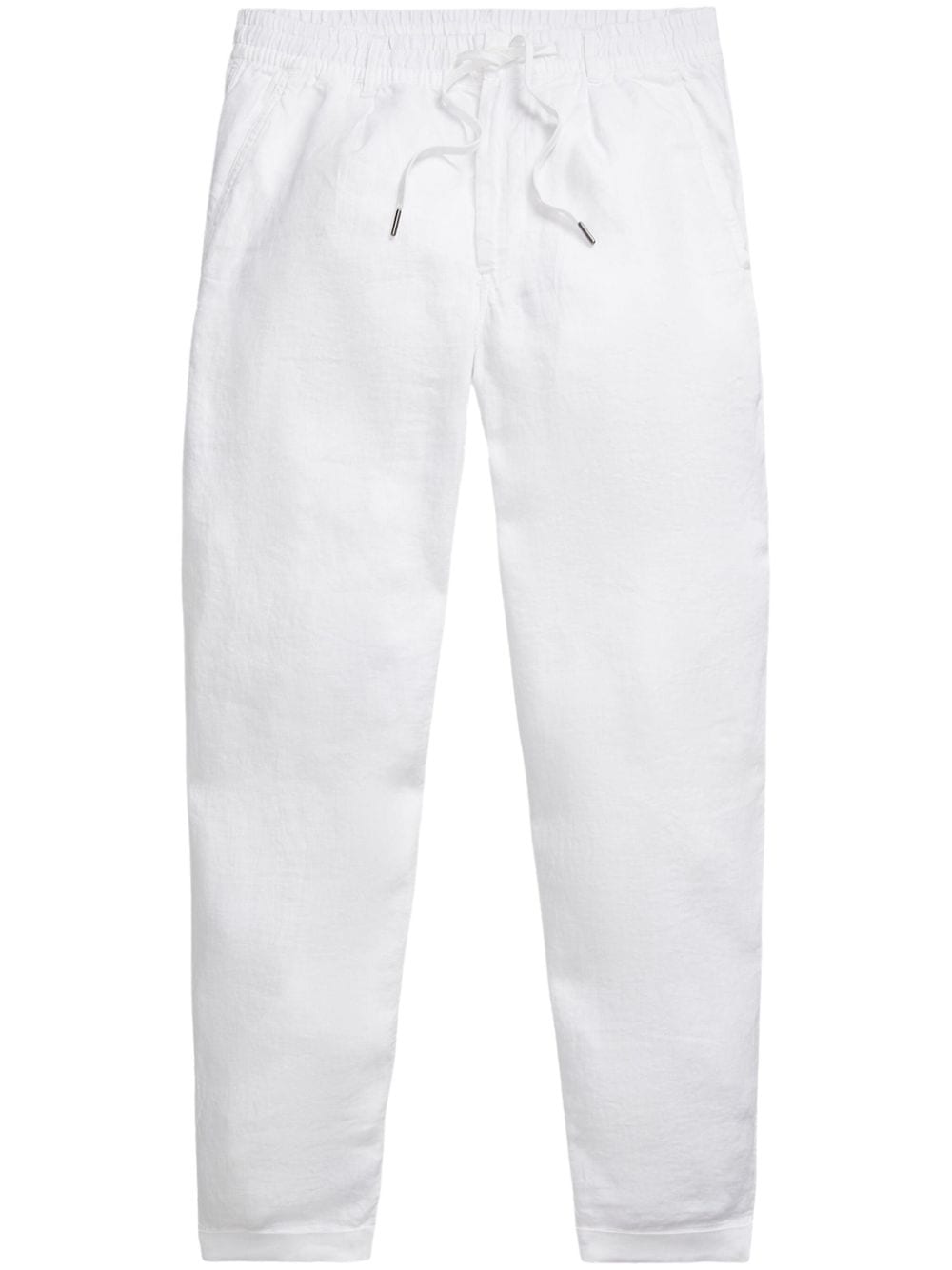 Polo Ralph Lauren drawstring-waist linen trousers - White von Polo Ralph Lauren