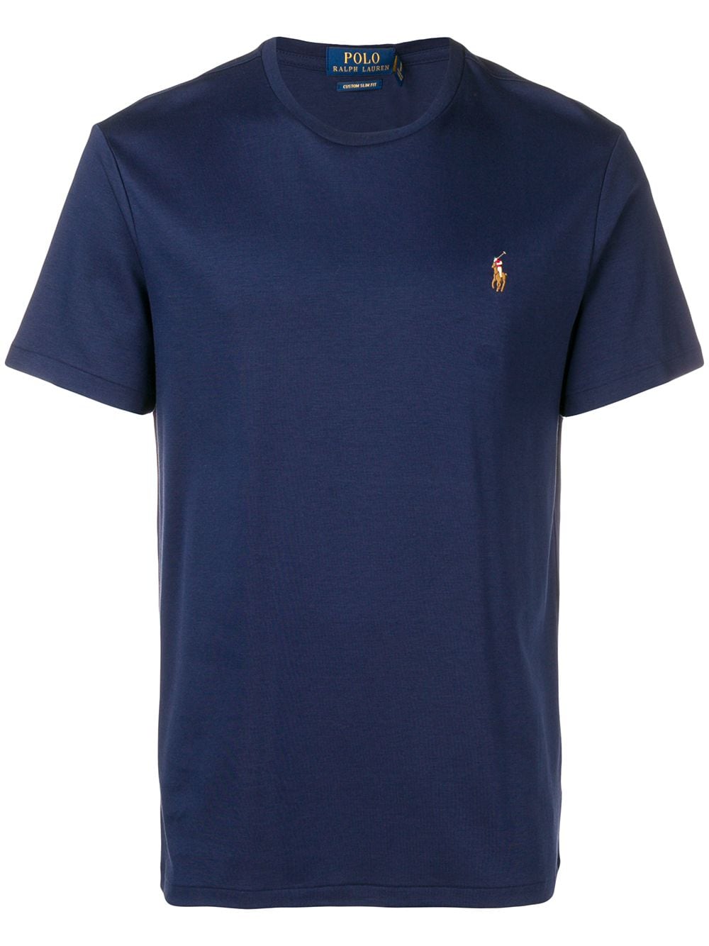 Polo Ralph Lauren logo embroidered T-shirt - Blue von Polo Ralph Lauren