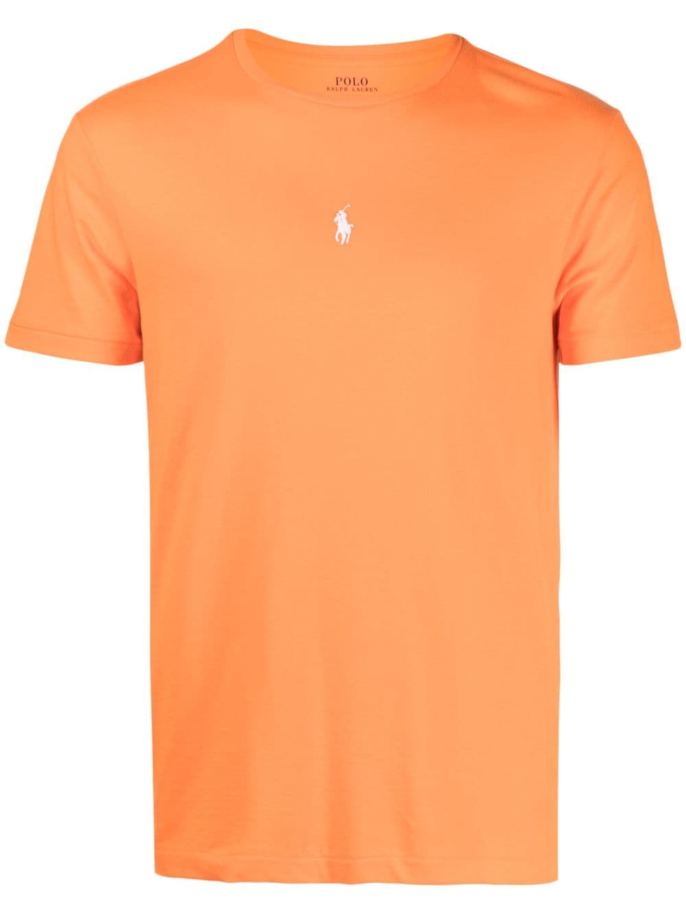 Polo Ralph Lauren embroidered-logo cotton T-shirt - Orange von Polo Ralph Lauren
