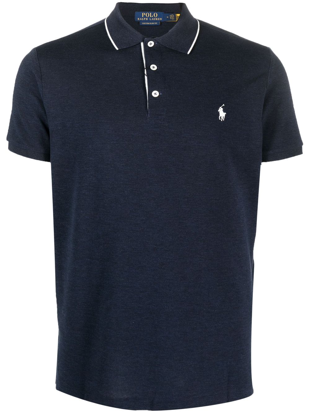 Polo Ralph Lauren embroidered-logo cotton polo shirt - Blue von Polo Ralph Lauren