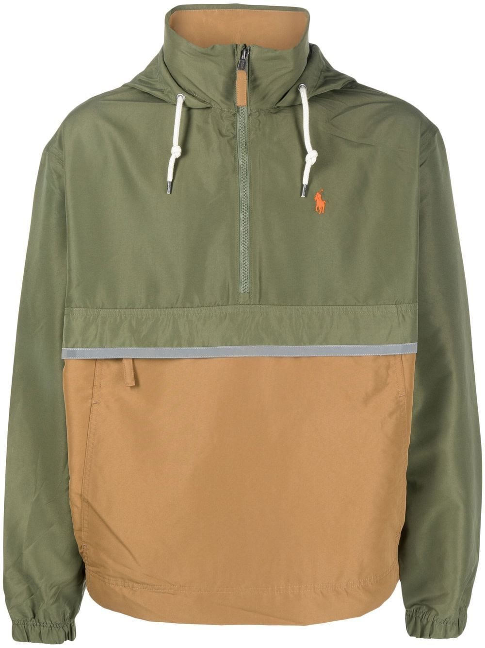 Polo Ralph Lauren embroidered-logo half-zip hoodie - Green von Polo Ralph Lauren