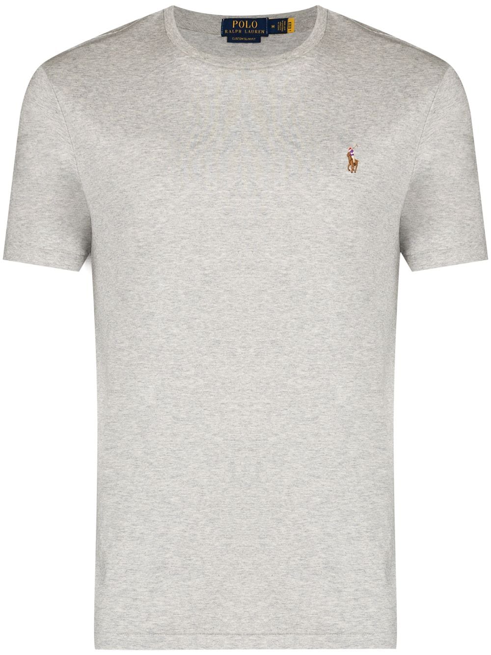 Polo Ralph Lauren embroidered logo T-shirt - Grey von Polo Ralph Lauren