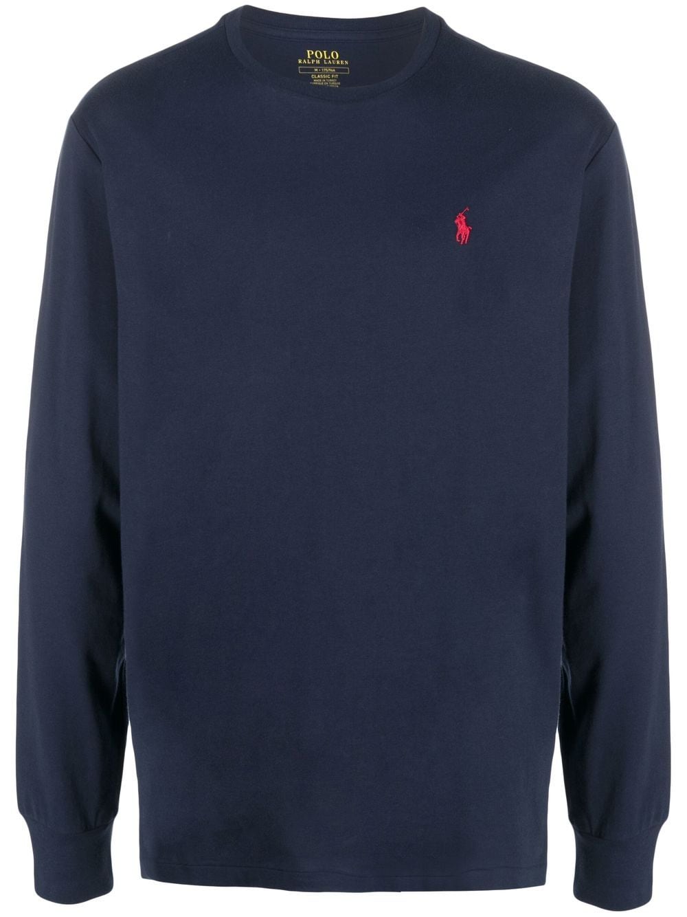 Polo Ralph Lauren embroidered-logo long-sleeved T-shirt - Blue von Polo Ralph Lauren