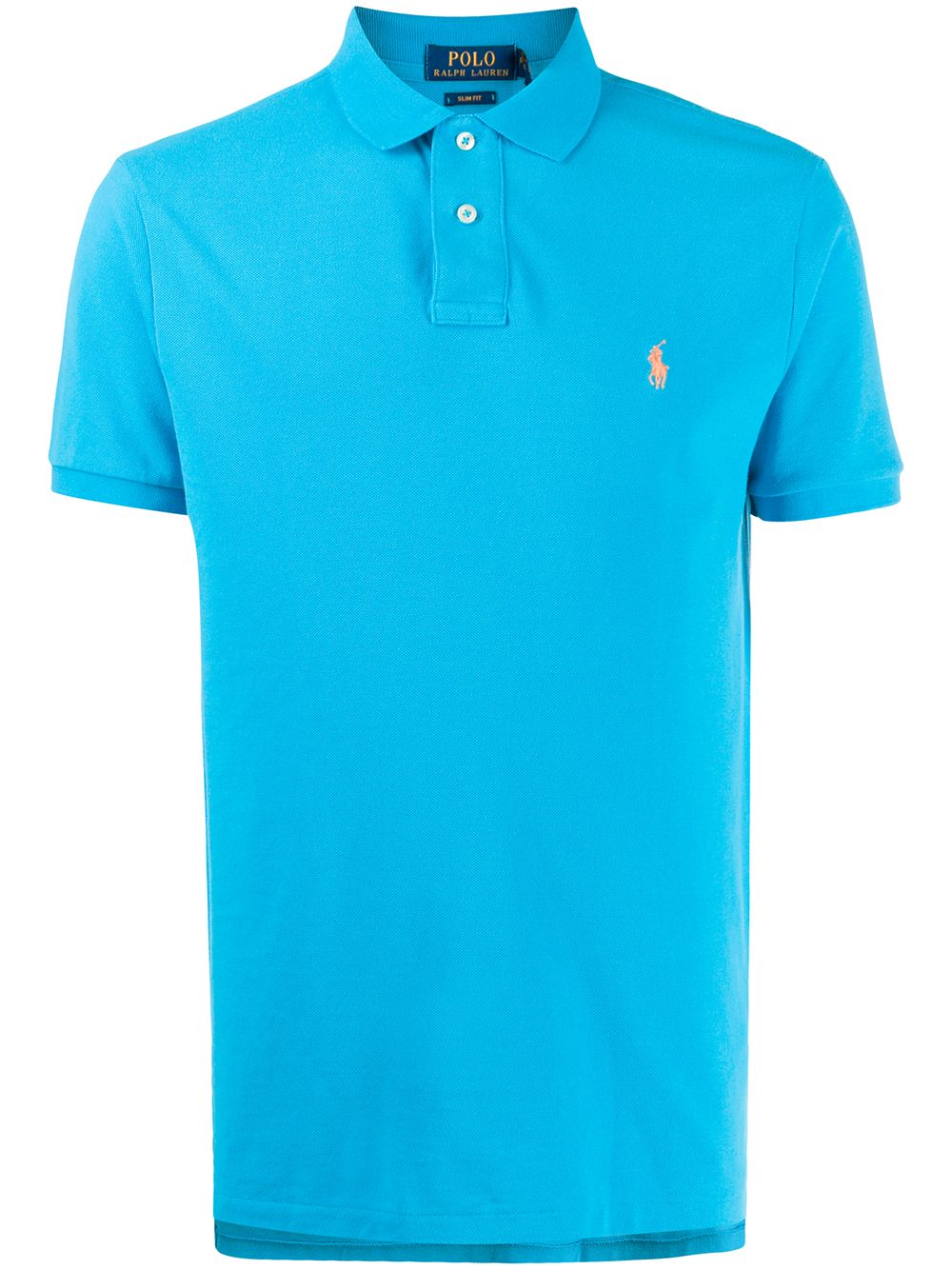 Polo Ralph Lauren embroidered logo polo shirt - Blue von Polo Ralph Lauren