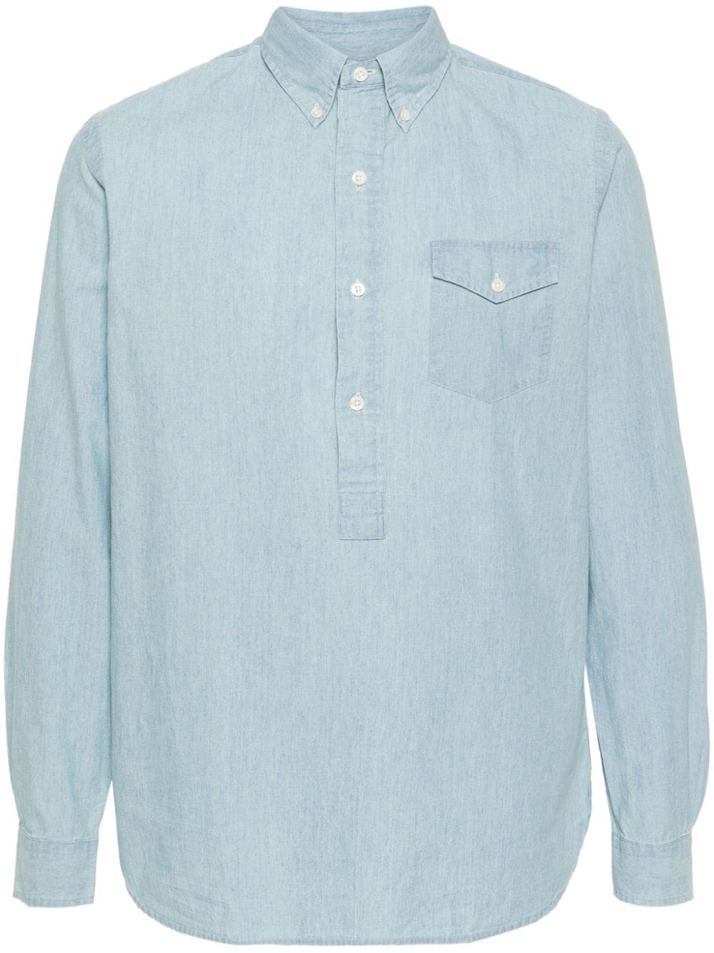 Polo Ralph Lauren embroidered-logo shirt - Blue von Polo Ralph Lauren