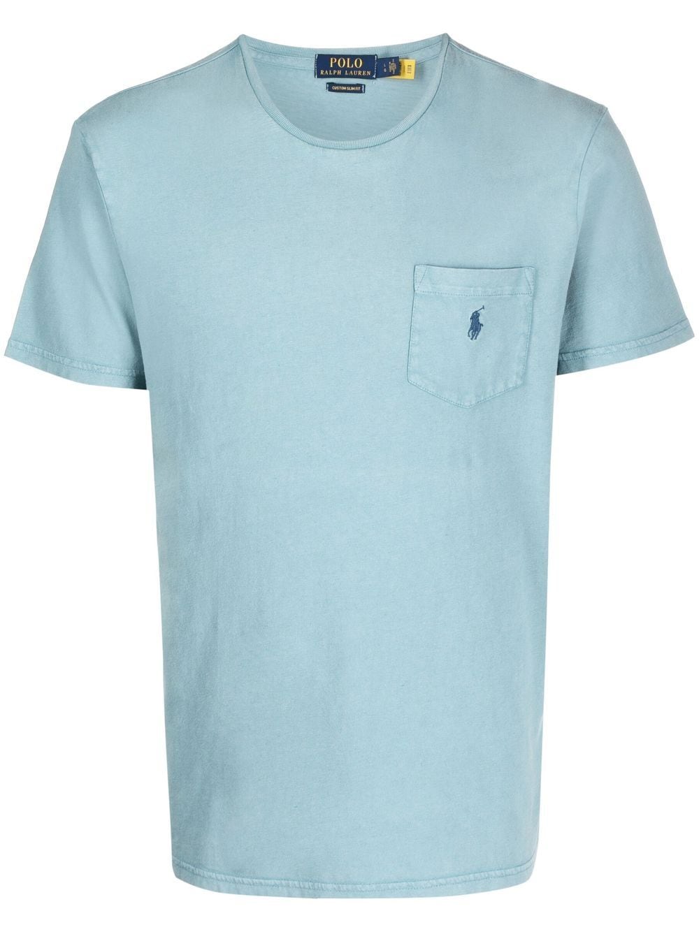 Polo Ralph Lauren embroidered-logo short-sleeve T-shirt - Blue von Polo Ralph Lauren