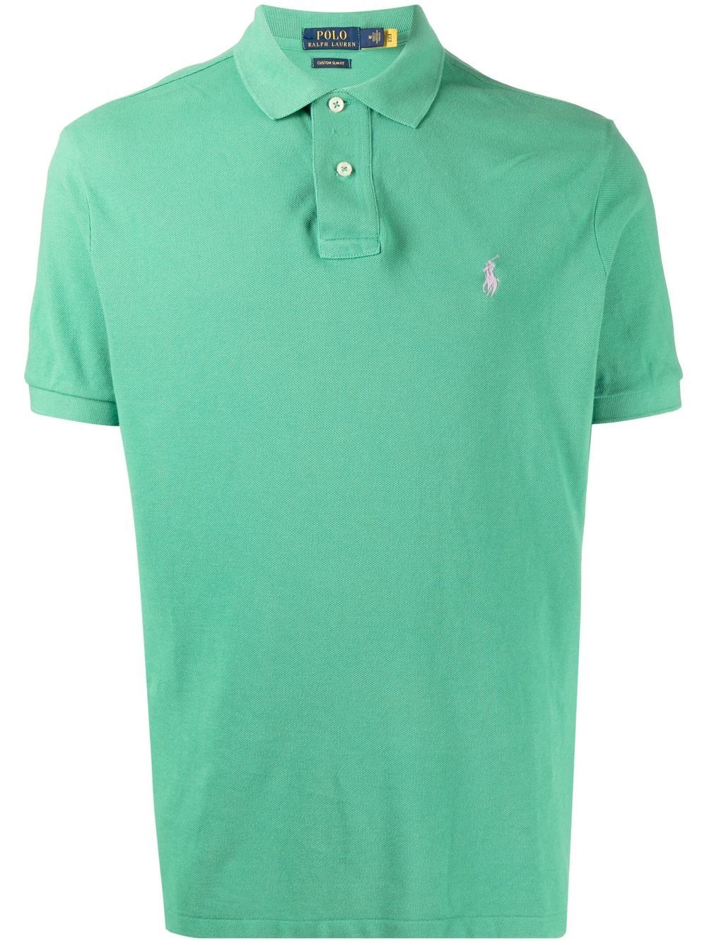 Polo Ralph Lauren embroidered-logo short-sleeve polo shirt - Green von Polo Ralph Lauren