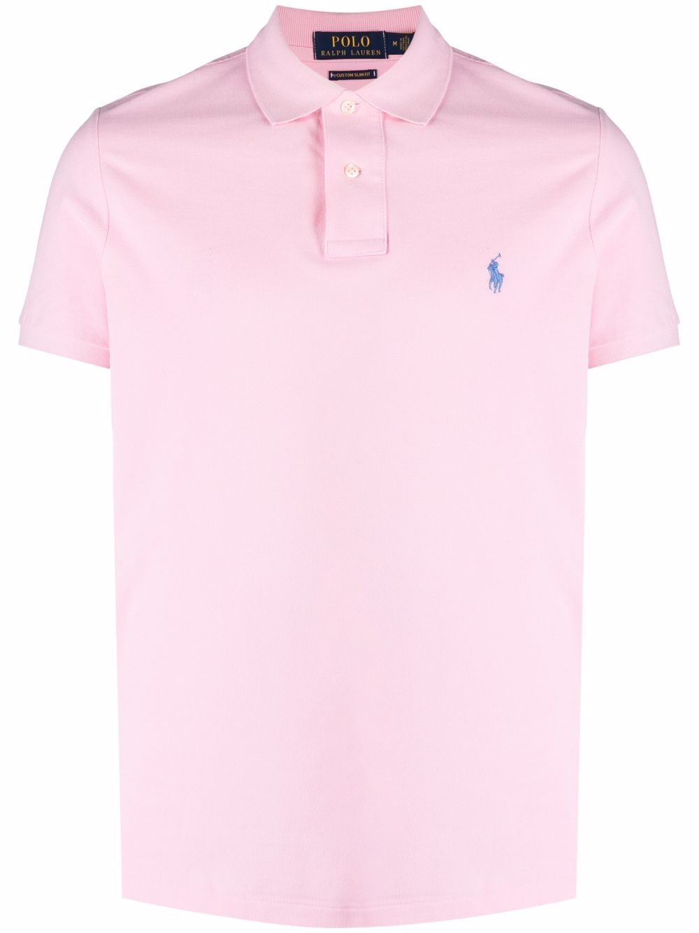 Polo Ralph Lauren embroidered-logo short-sleeved polo shirt - Pink von Polo Ralph Lauren