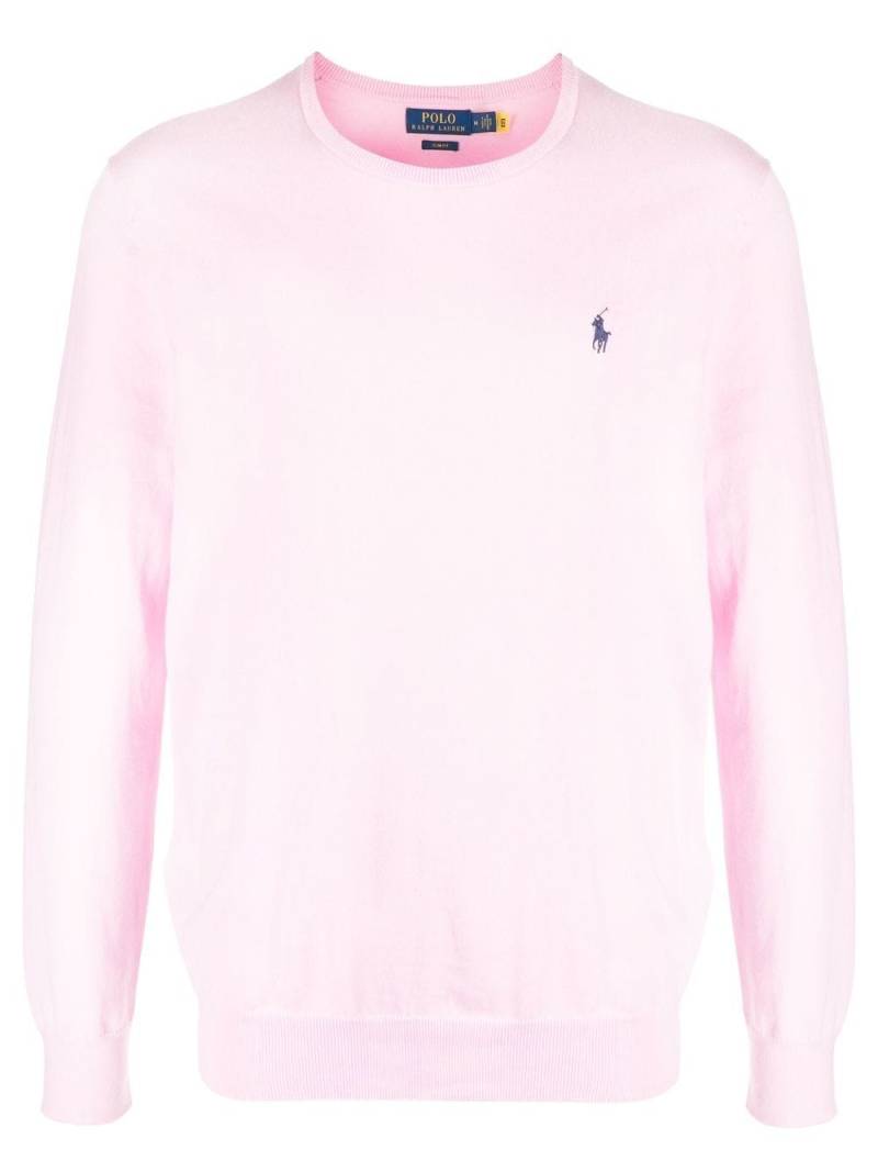 Polo Ralph Lauren embroidered logo sweater - Pink von Polo Ralph Lauren