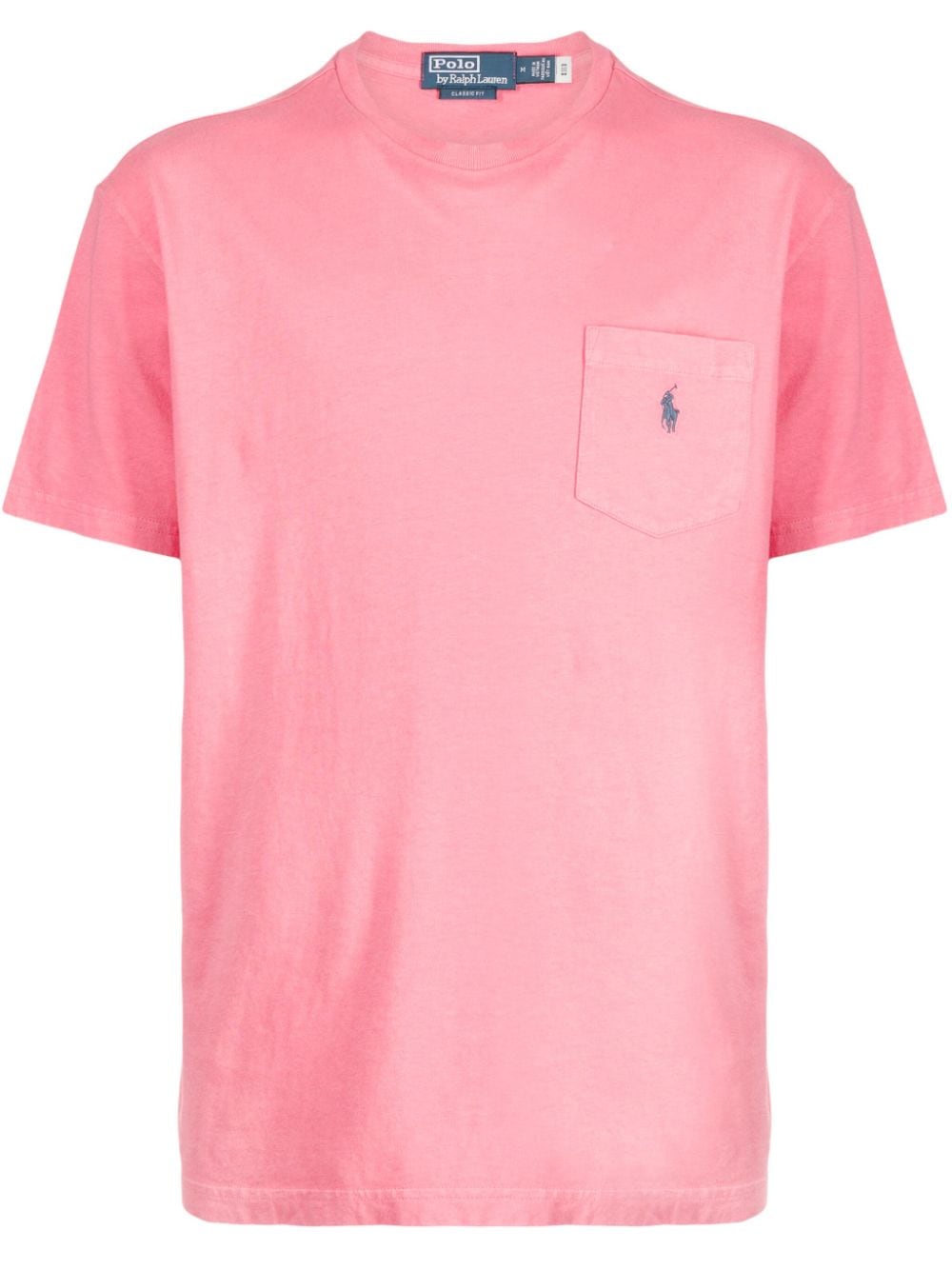 Polo Ralph Lauren embroidered-motif short-sleeve T-shirt - Pink von Polo Ralph Lauren