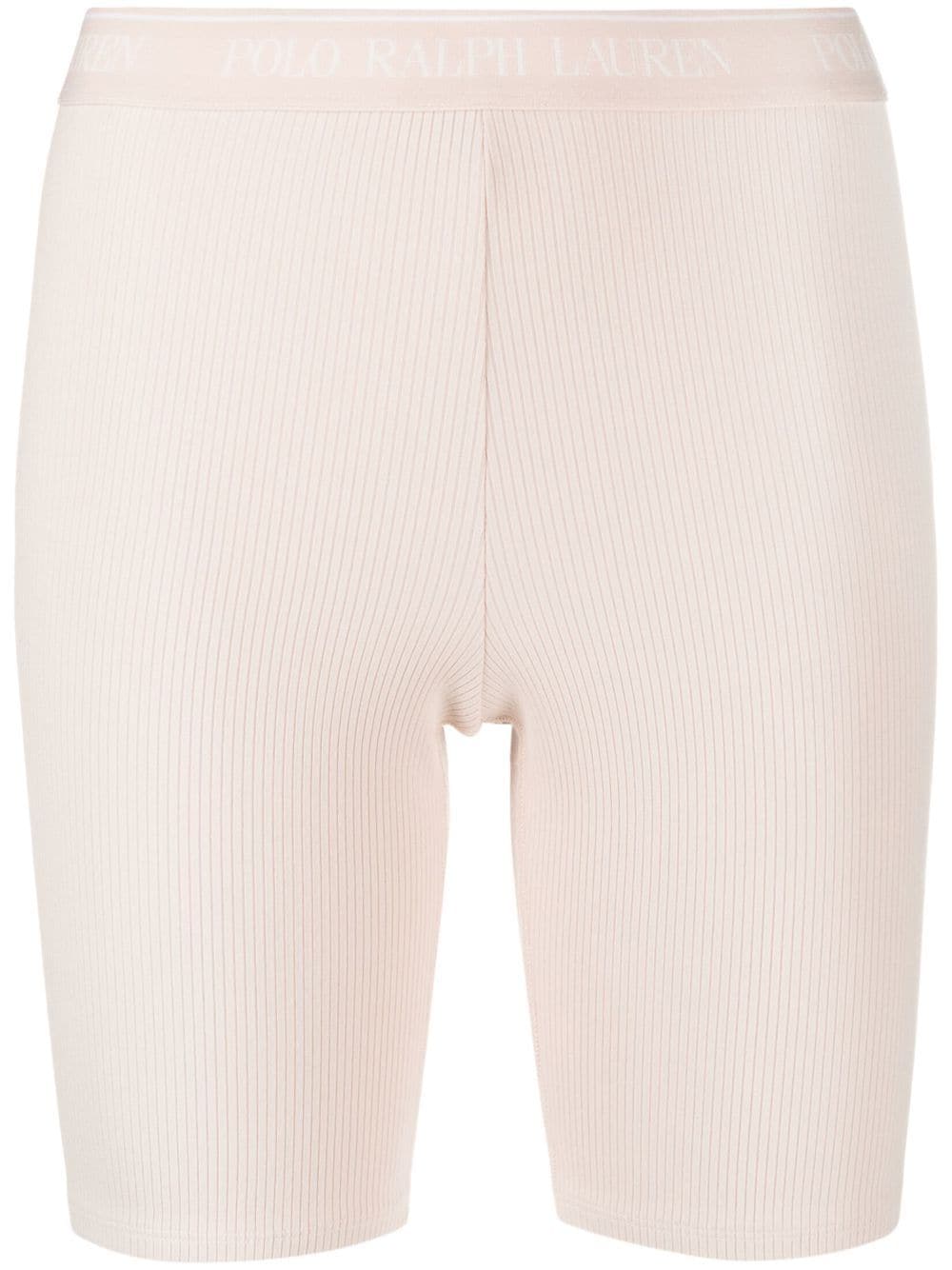 Polo Ralph Lauren fine-ribbed compression shorts - Pink von Polo Ralph Lauren