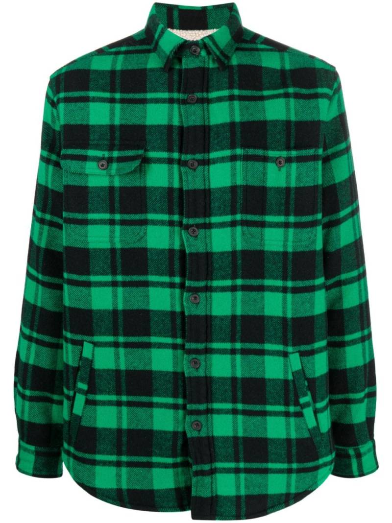 Polo Ralph Lauren flannel checked shirt - Green von Polo Ralph Lauren