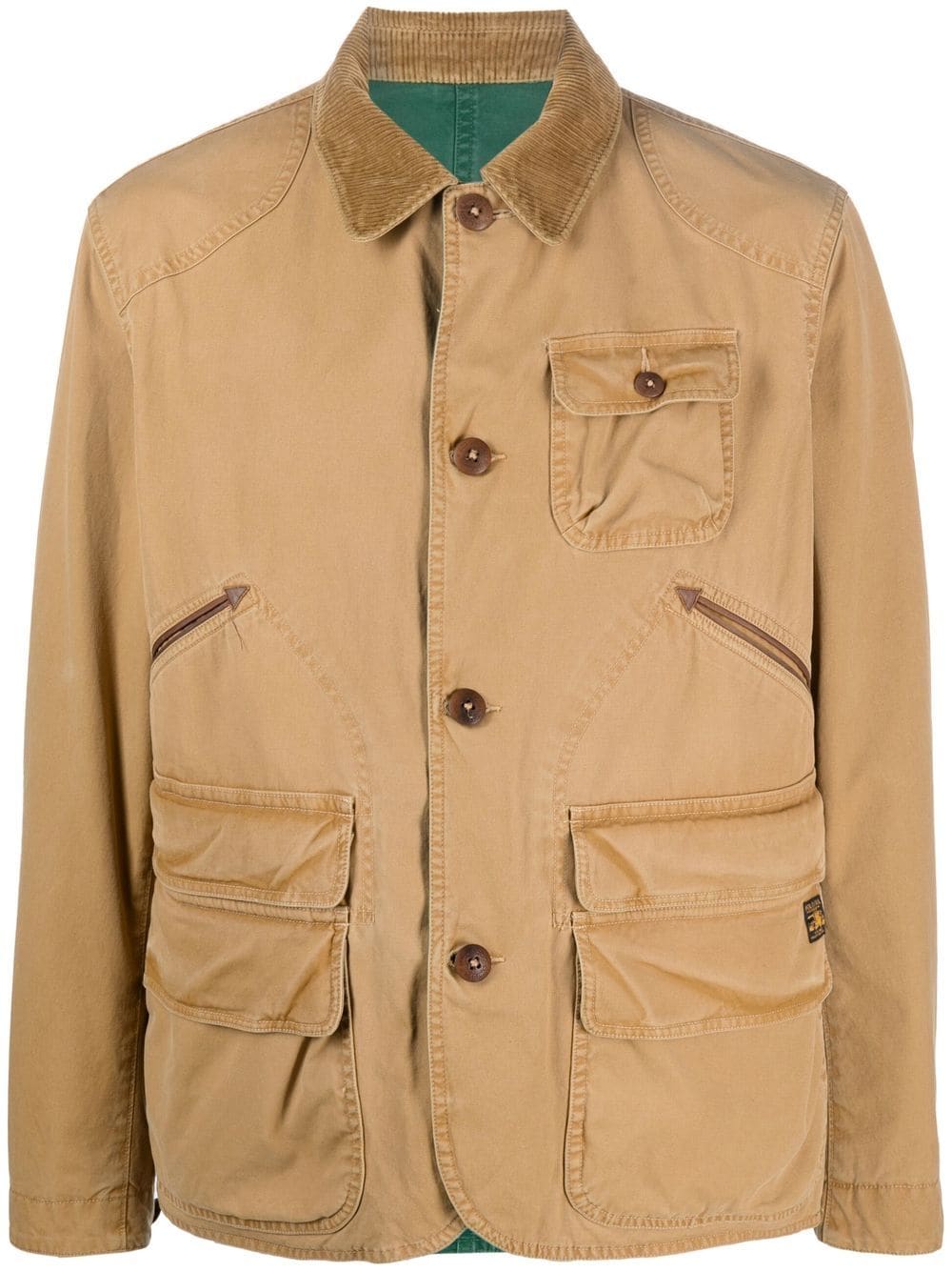 Polo Ralph Lauren front button-fastening jacket - Brown von Polo Ralph Lauren