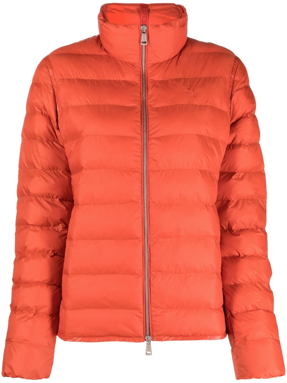 Polo Ralph Lauren funnel-neck quilted jacket - Orange von Polo Ralph Lauren