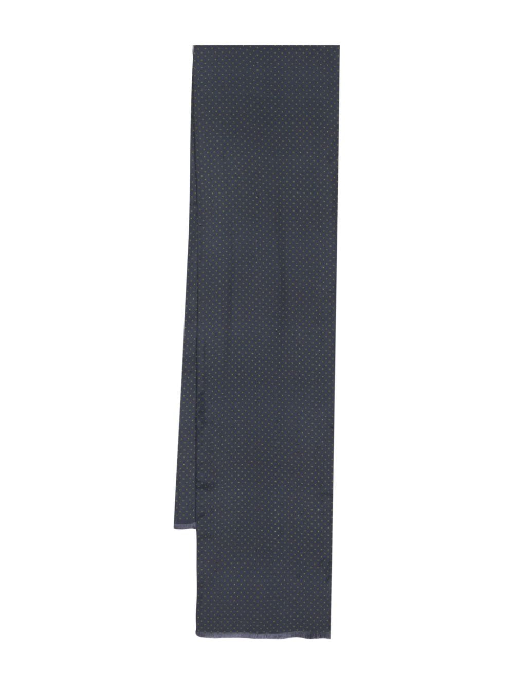 Polo Ralph Lauren graphic-print silk scarf - Blue von Polo Ralph Lauren