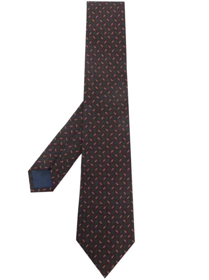 Polo Ralph Lauren graphic-print silk tie - Green von Polo Ralph Lauren