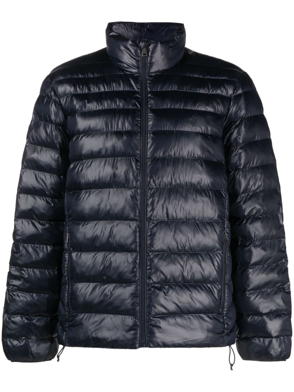 Polo Ralph Lauren high-neck zip-up padded jacket - Blue von Polo Ralph Lauren