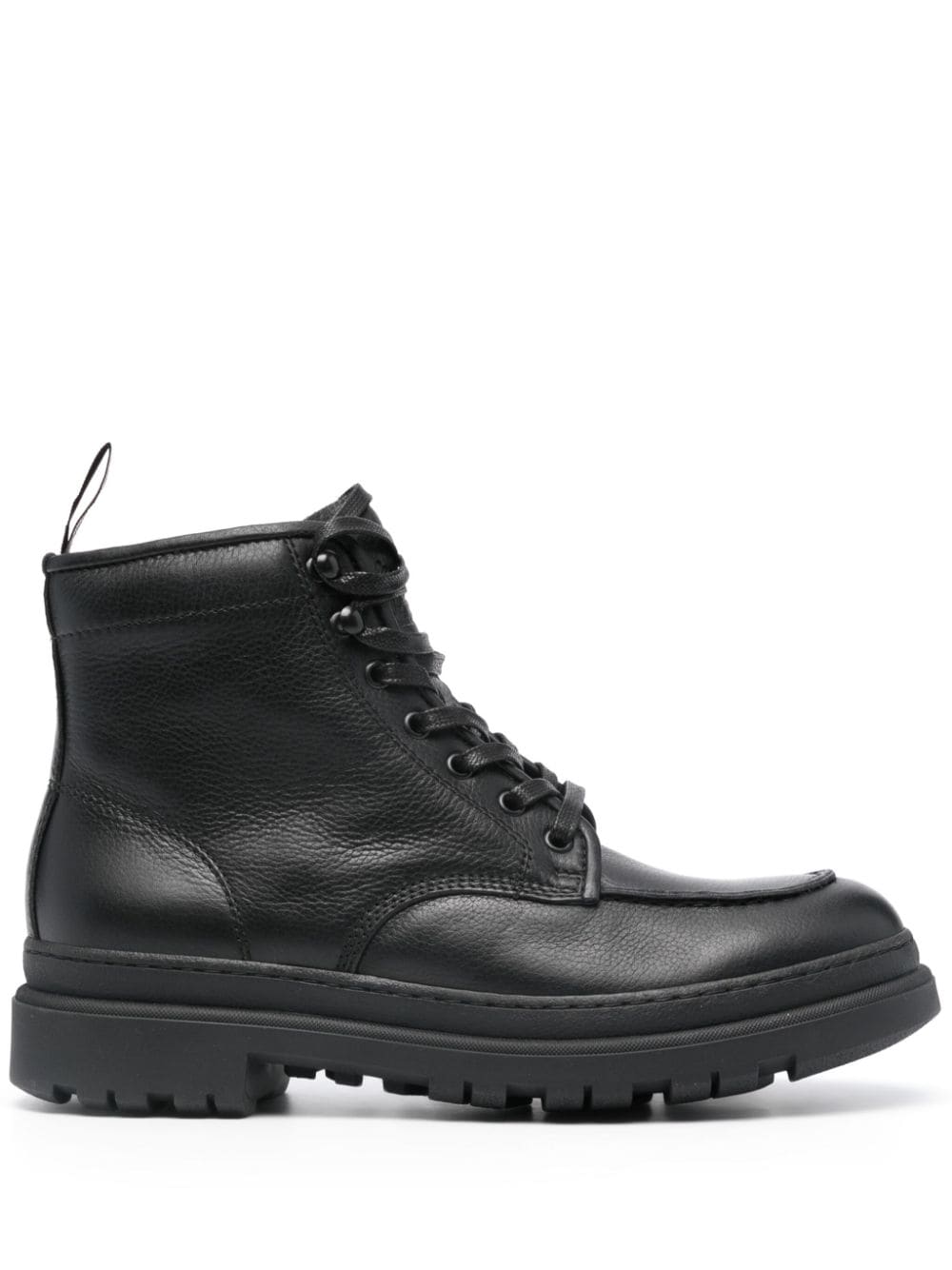 Polo Ralph Lauren lace-up leather boots - Black von Polo Ralph Lauren