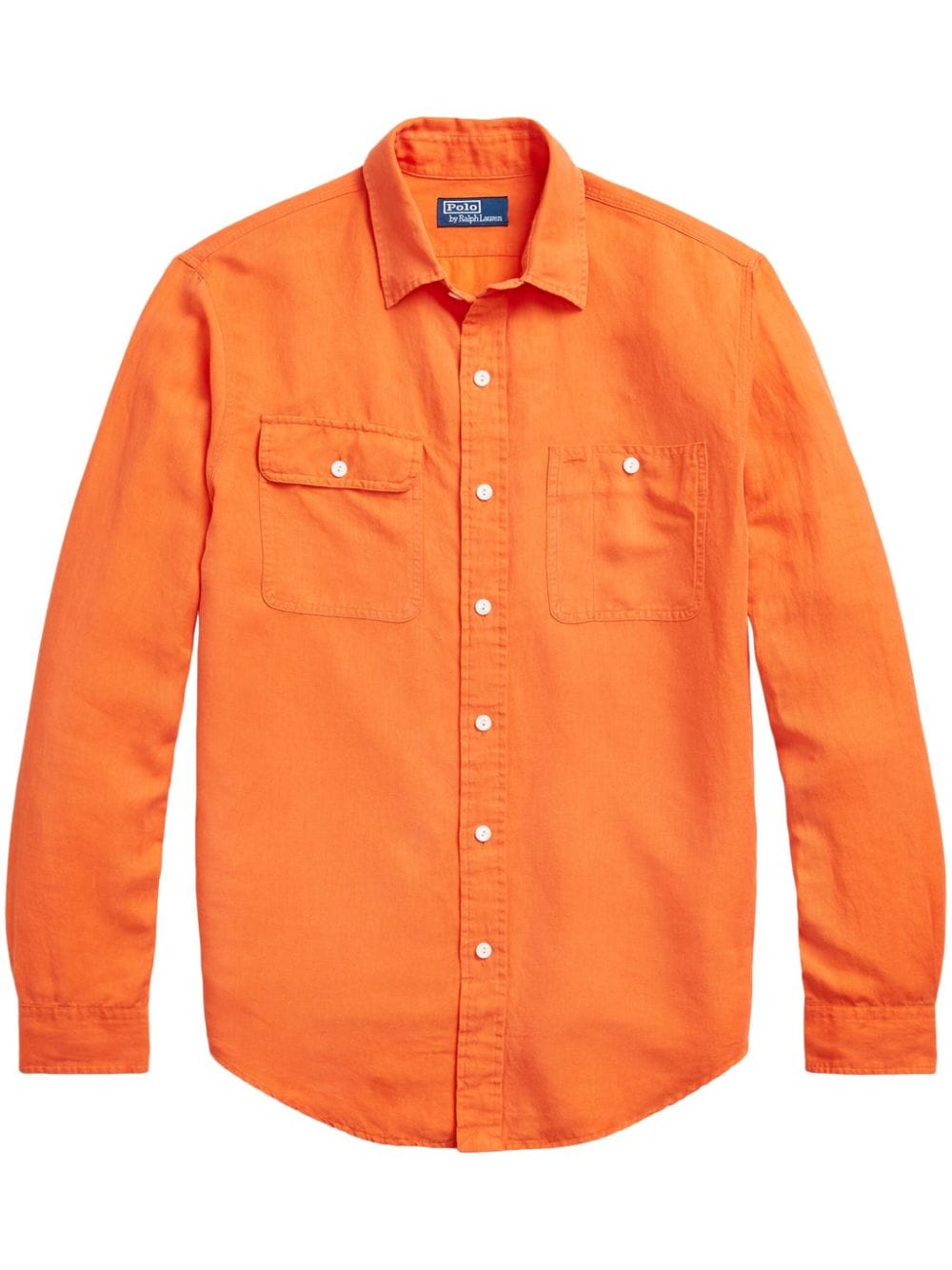 Polo Ralph Lauren linen-blend shirt - Orange von Polo Ralph Lauren