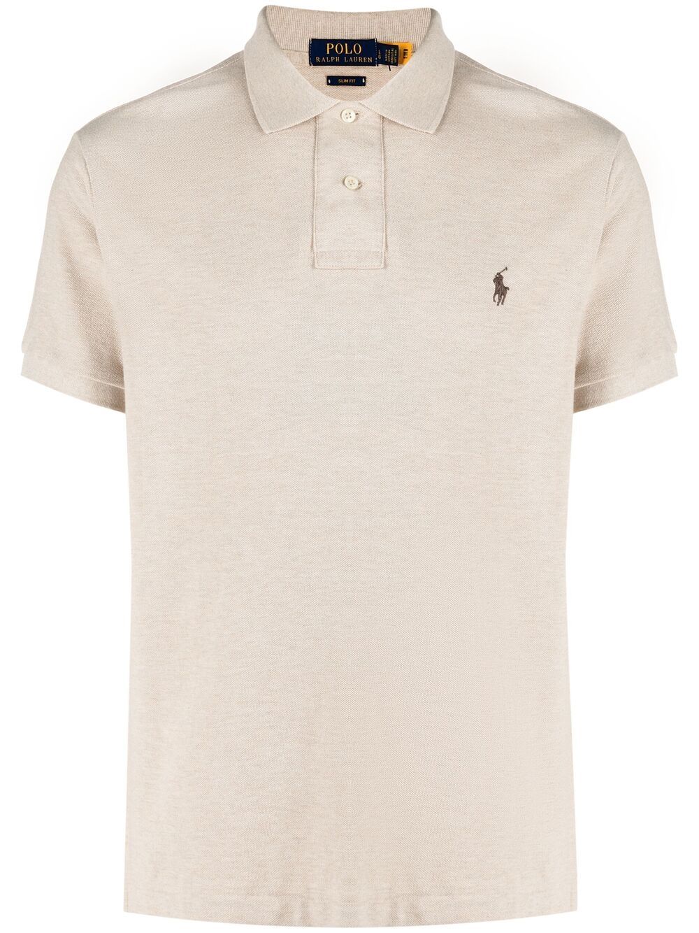 Polo Ralph Lauren logo-embellished polo shirt - Neutrals von Polo Ralph Lauren