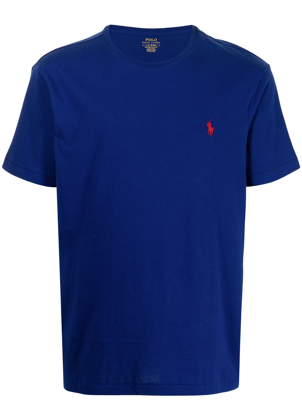 Polo Ralph Lauren logo-embroidered T-shirt - Blue von Polo Ralph Lauren