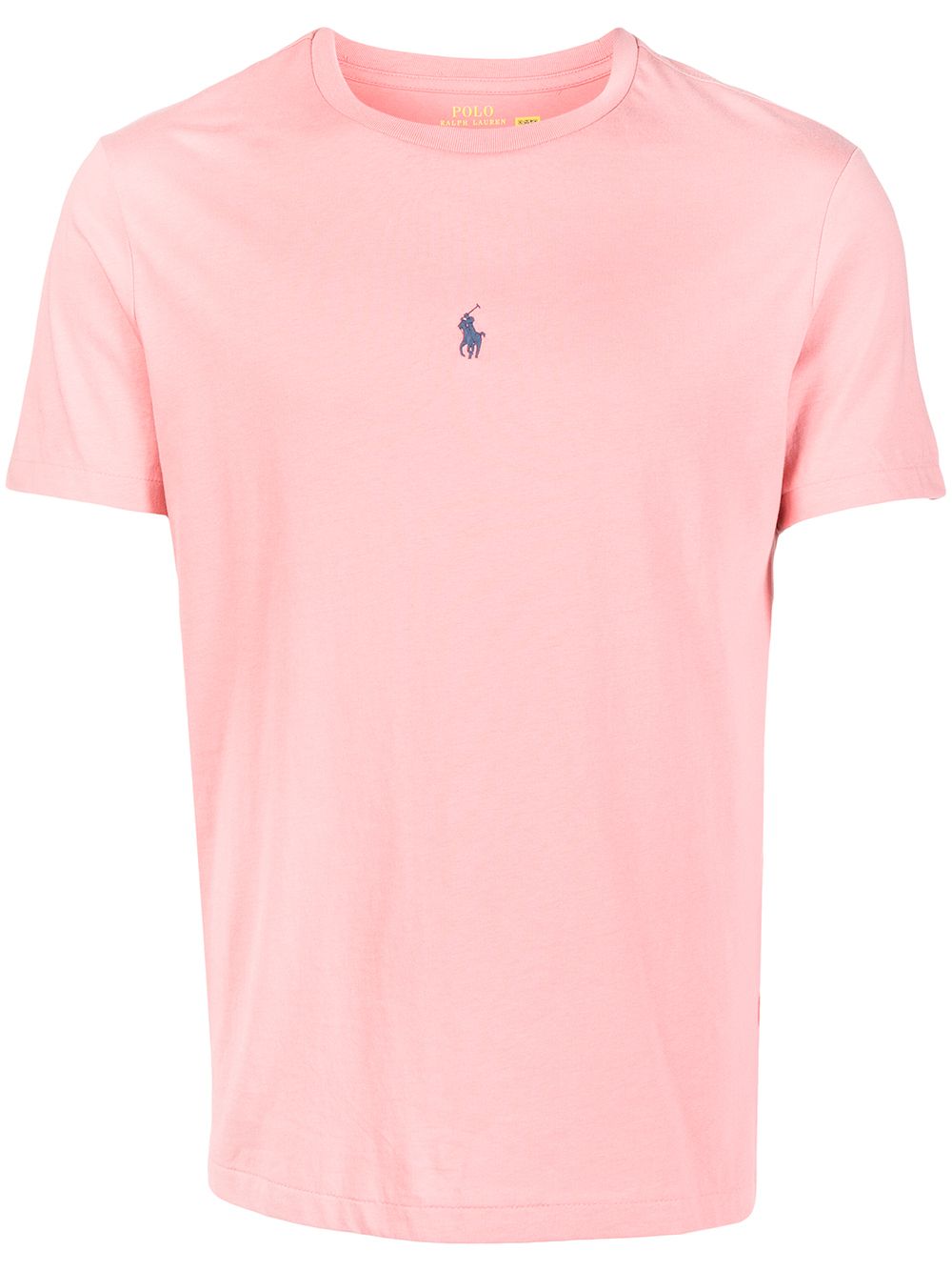 Polo Ralph Lauren logo-embroidered cotton T-shirt - Pink von Polo Ralph Lauren