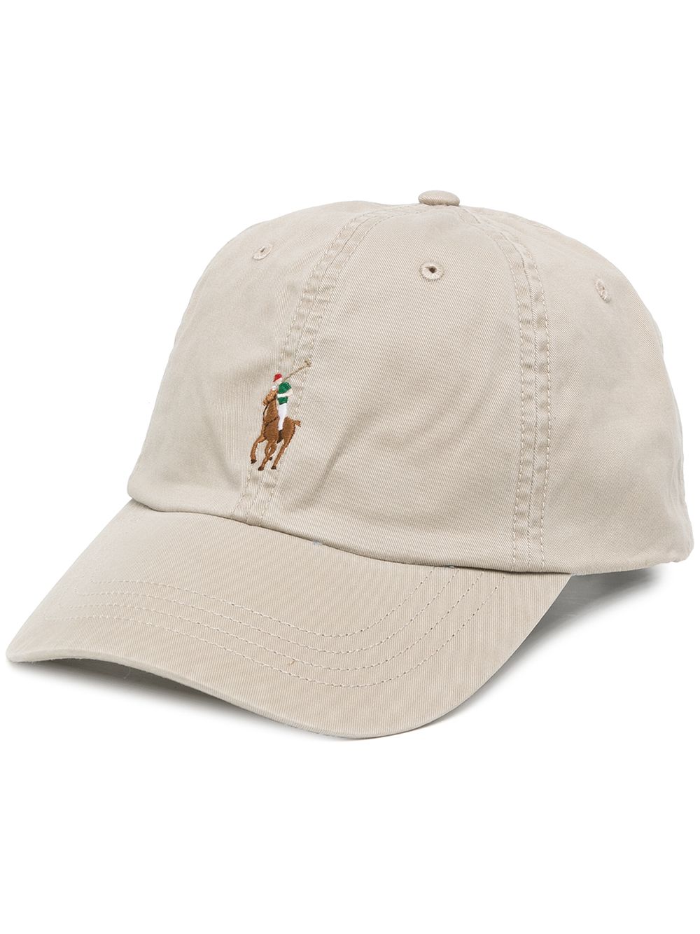 Polo Ralph Lauren logo-embroidered cotton cap - Brown von Polo Ralph Lauren