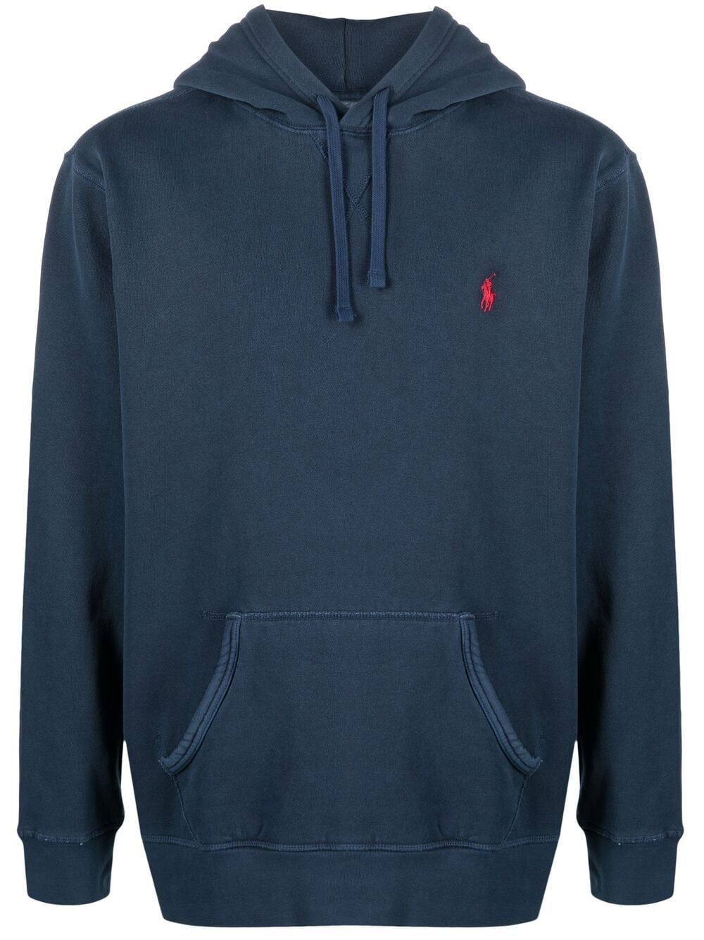 Polo Ralph Lauren logo-embroidered hoodie - Blue von Polo Ralph Lauren