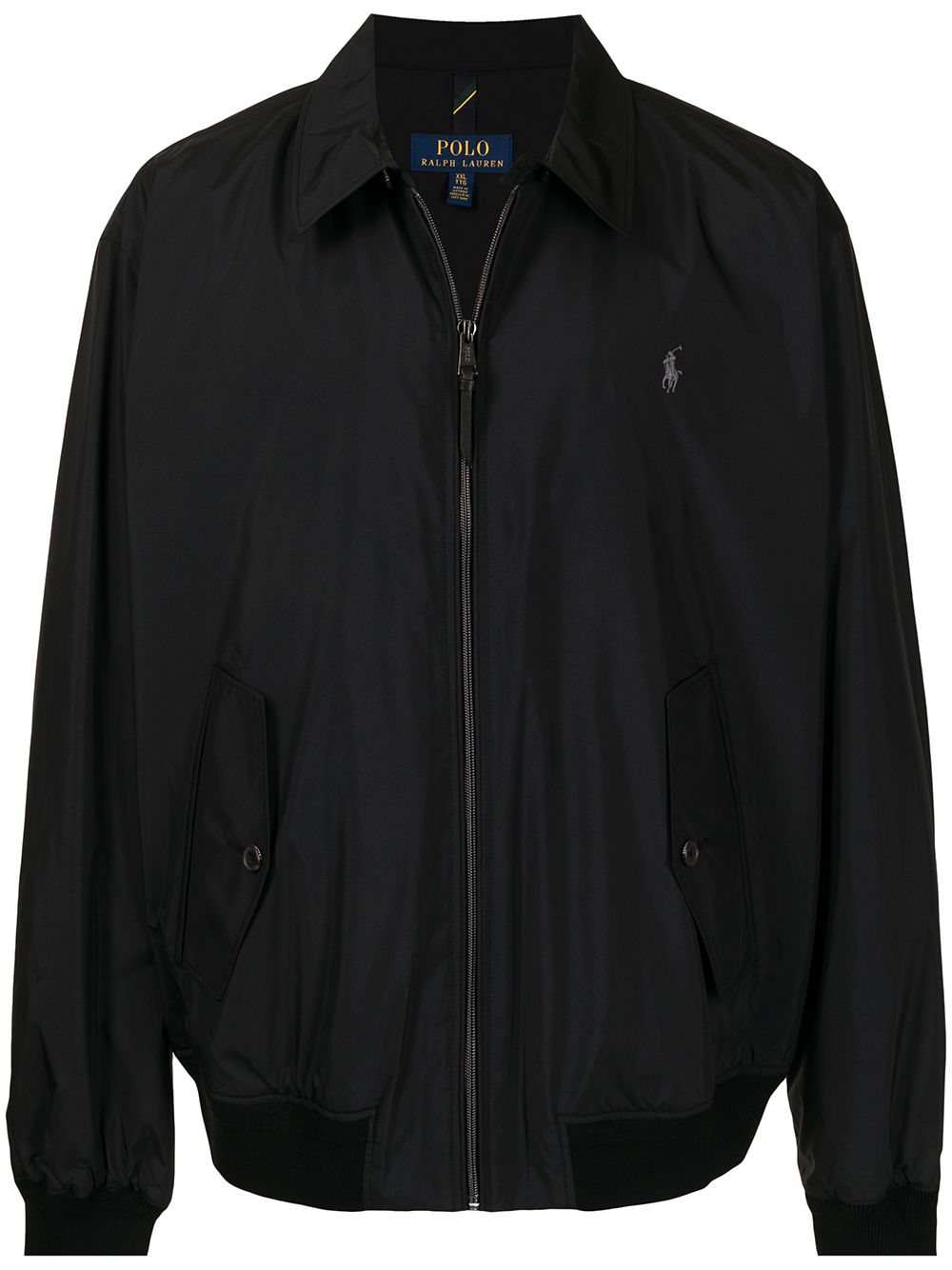 Polo Ralph Lauren logo-embroidered jacket - Black von Polo Ralph Lauren