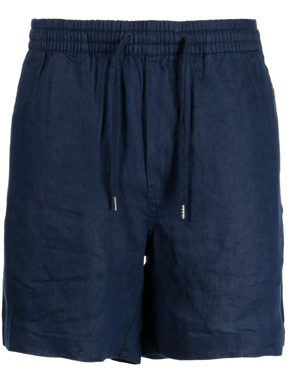 Polo Ralph Lauren logo-embroidered linen deck shorts - Blue von Polo Ralph Lauren