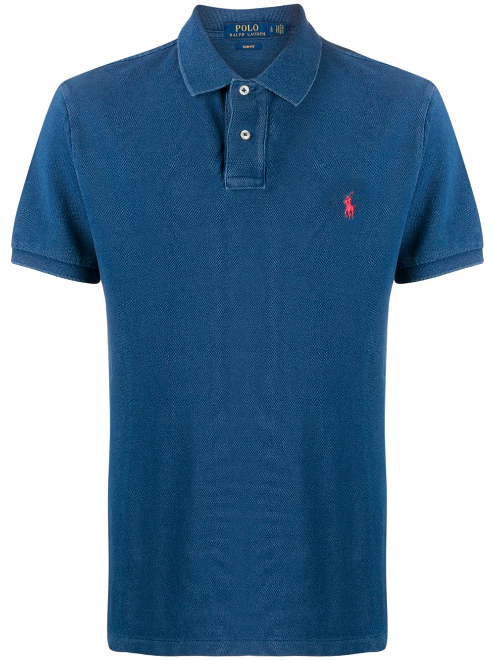 Polo Ralph Lauren logo embroidered polo shirt - Blue von Polo Ralph Lauren
