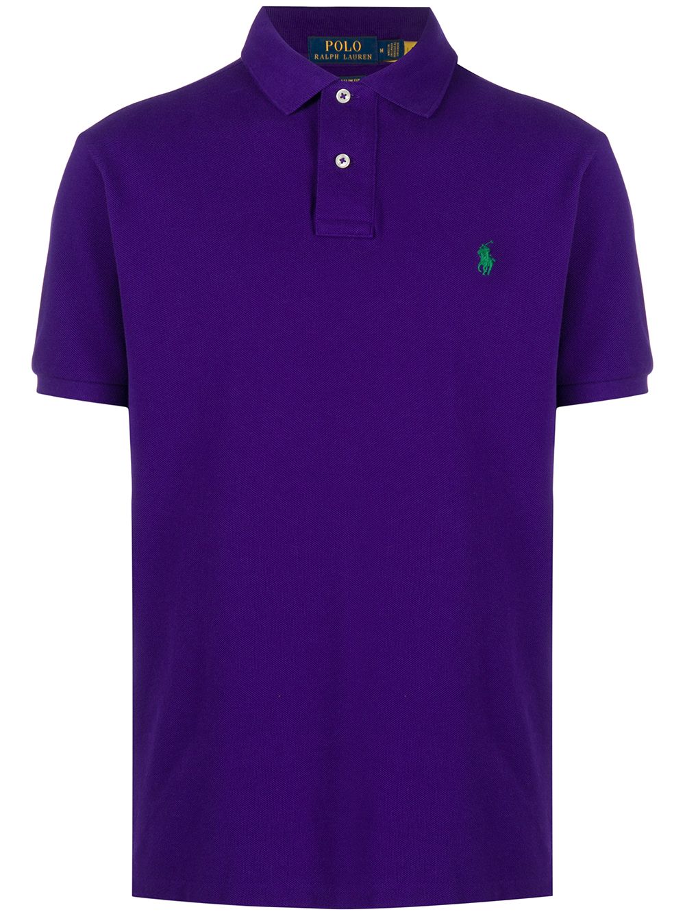 Polo Ralph Lauren logo embroidered polo shirt - Purple von Polo Ralph Lauren