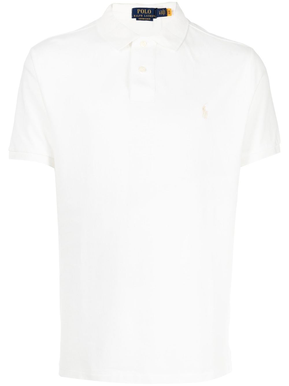 Polo Ralph Lauren logo-embroidered polo shirt - White von Polo Ralph Lauren