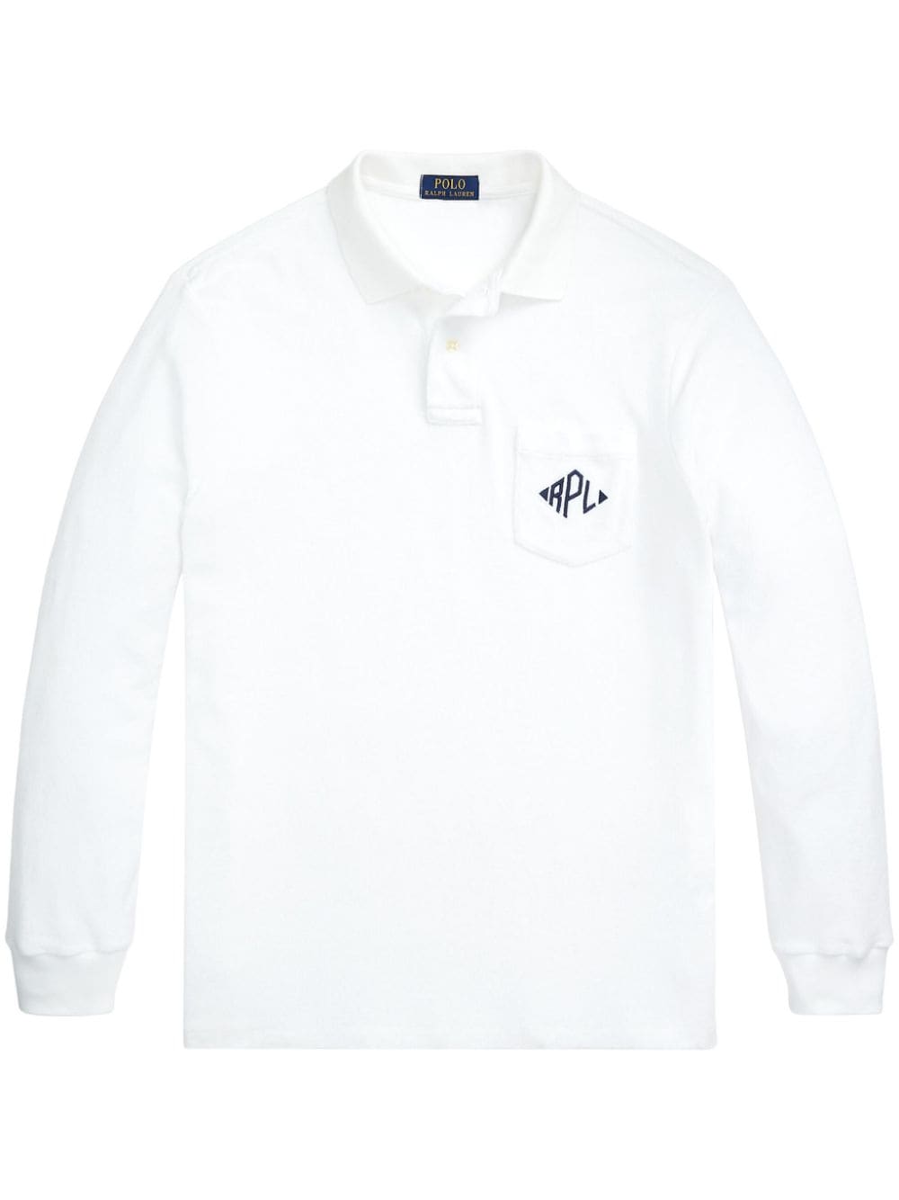 Polo Ralph Lauren logo-embroidered polo shirt - White von Polo Ralph Lauren