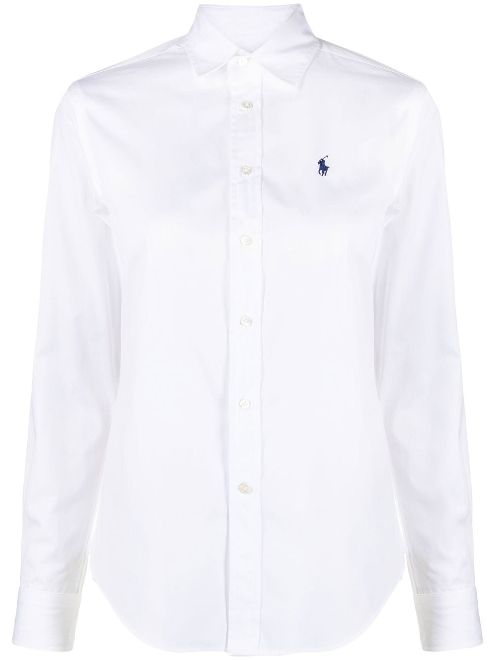 Polo Ralph Lauren logo-embroidered shirt - White von Polo Ralph Lauren