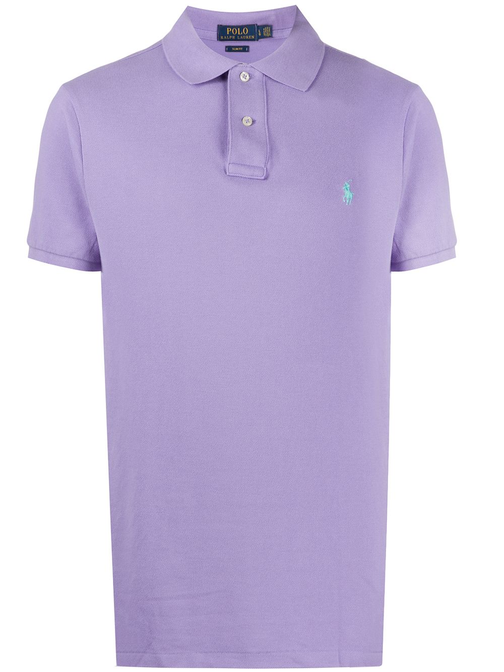 Polo Ralph Lauren logo embroidered shortsleeved polo shirt - Purple von Polo Ralph Lauren
