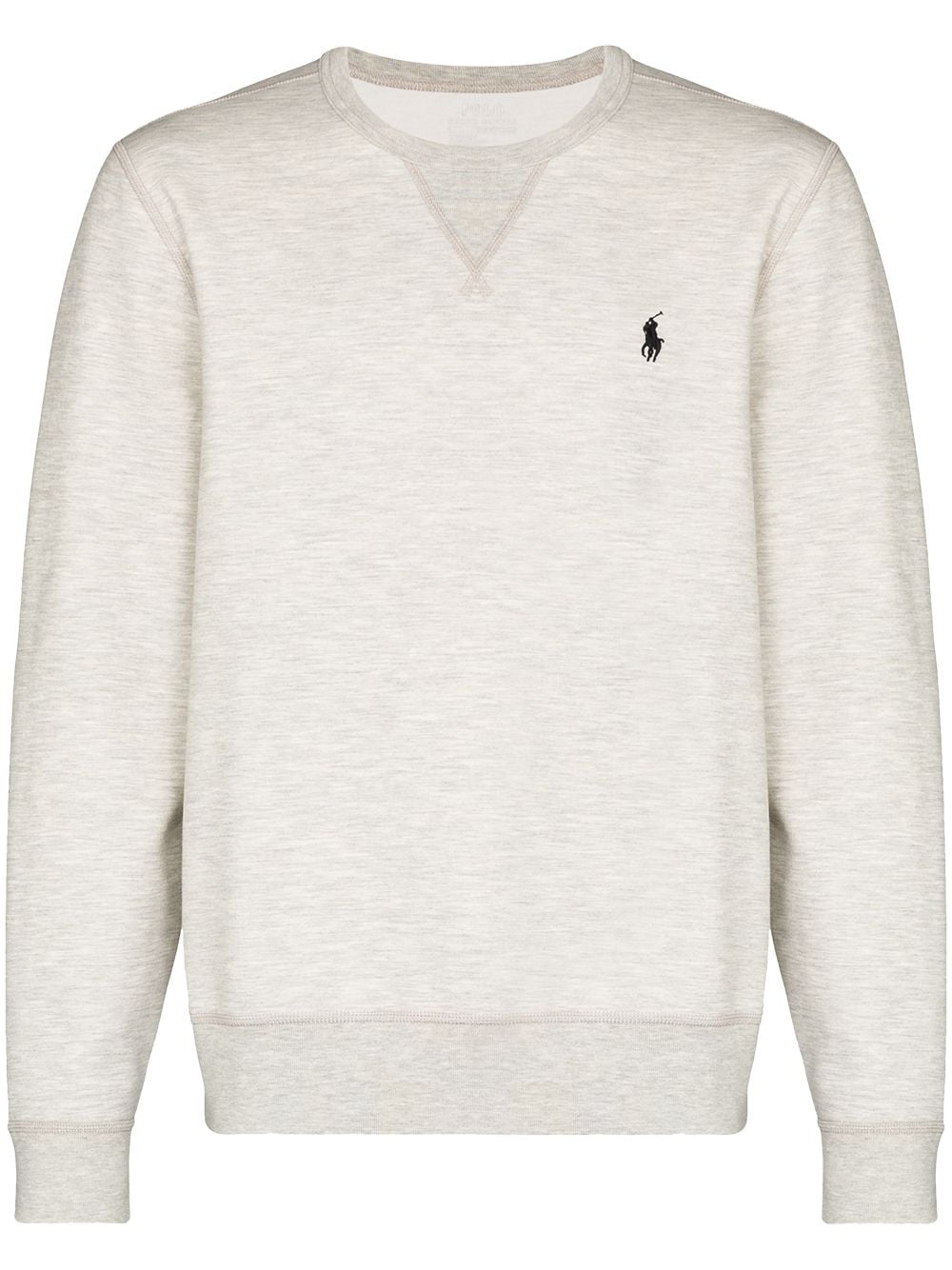 Polo Ralph Lauren logo-embroidered sweatshirt - Grey von Polo Ralph Lauren