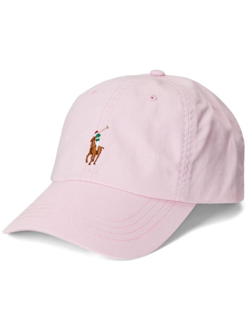 Polo Ralph Lauren logo-embroidered twill cap - Pink von Polo Ralph Lauren