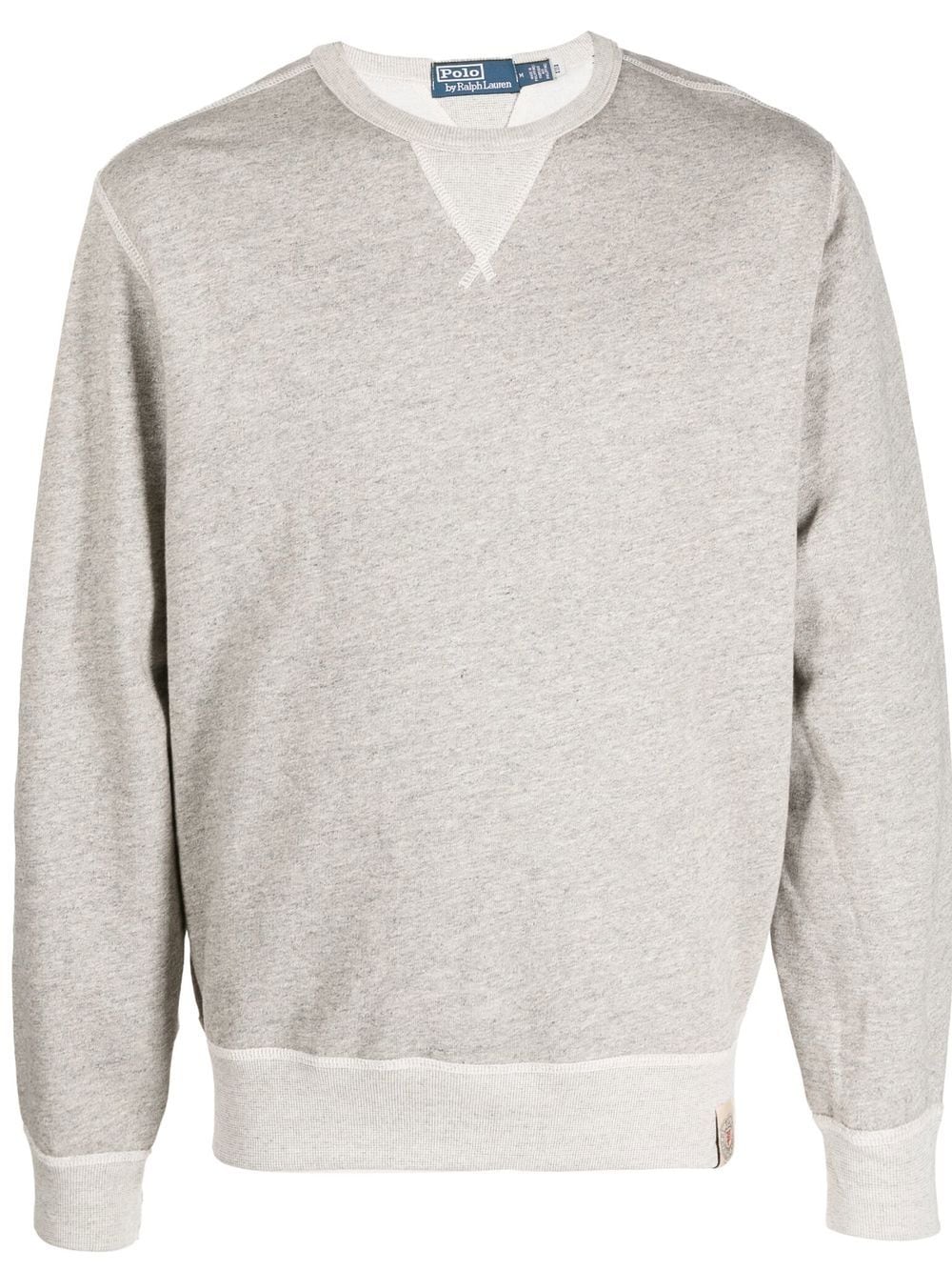 Polo Ralph Lauren logo-patch sweatshirt - Grey von Polo Ralph Lauren