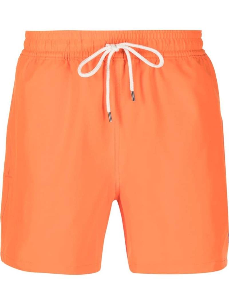 Polo Ralph Lauren logo patch swimming shorts - Orange von Polo Ralph Lauren