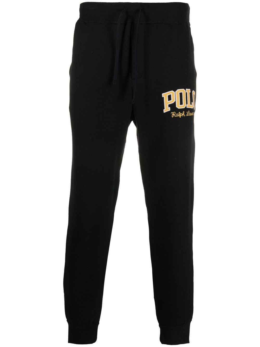 Polo Ralph Lauren logo-patch tapered joggers - Black von Polo Ralph Lauren