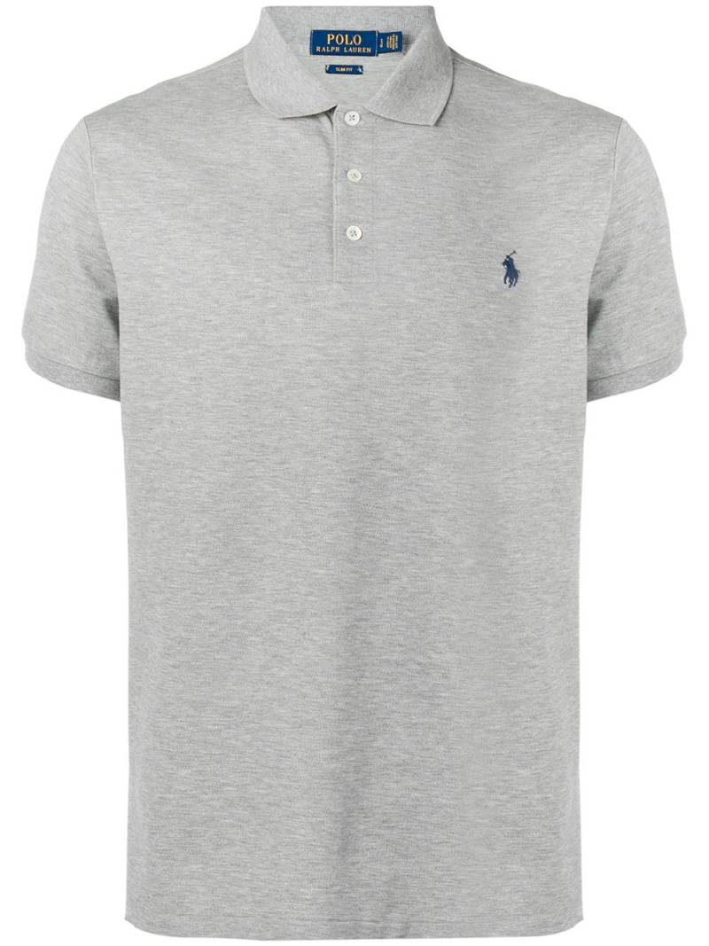 Polo Ralph Lauren logo polo T-shirt - Grey von Polo Ralph Lauren