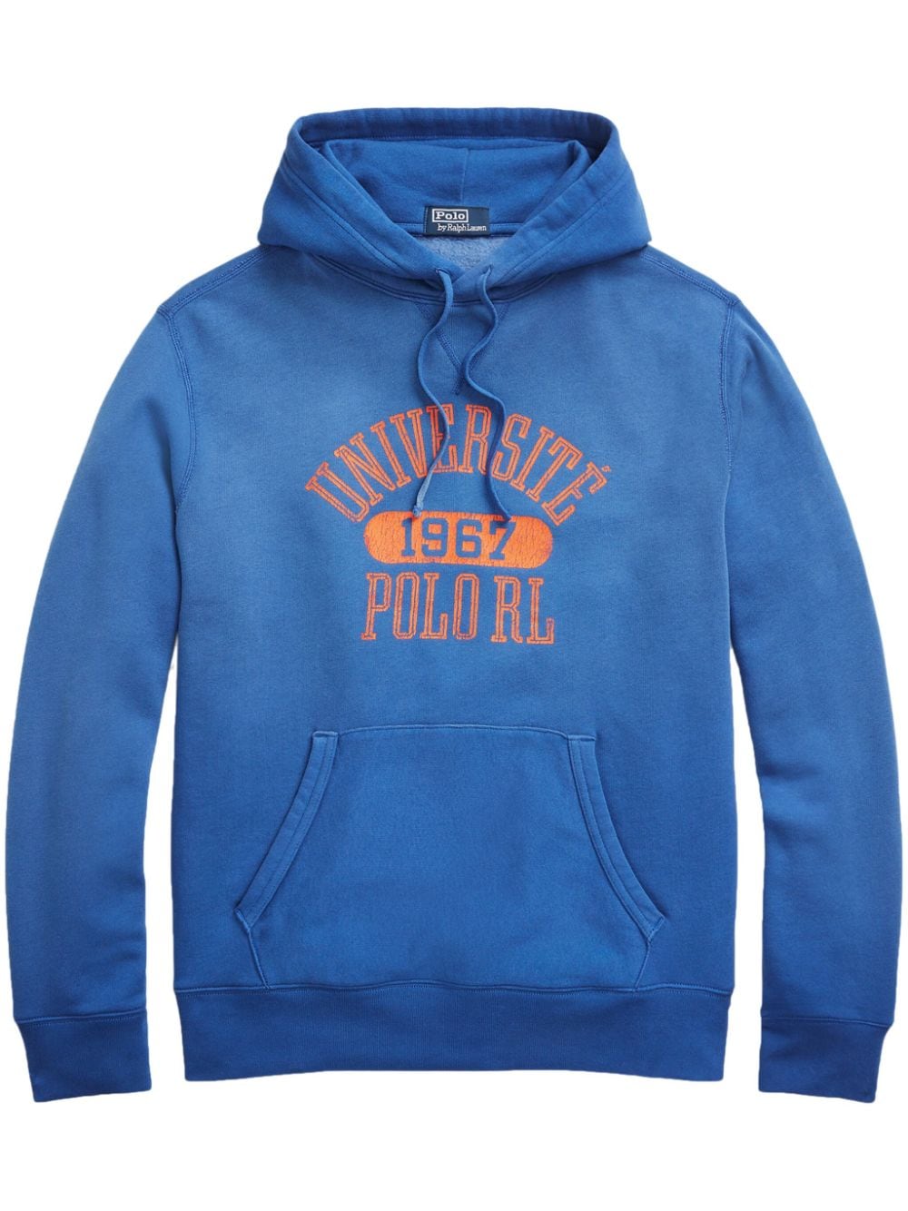 Polo Ralph Lauren logo-print cotton-blend hoodie - Blue von Polo Ralph Lauren