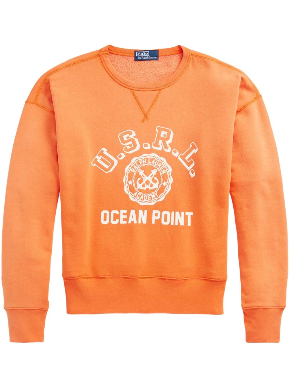 Polo Ralph Lauren logo-print crew-neck sweatshirt - Orange von Polo Ralph Lauren